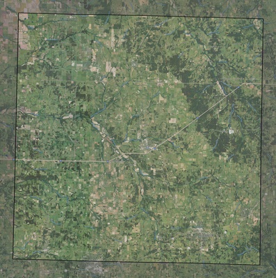 Lawrence County MO USGS imagery and topo map