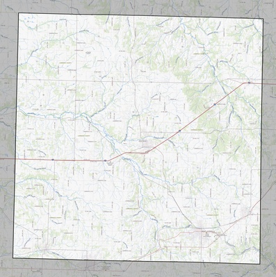 Lawrence County MO USGS topo map