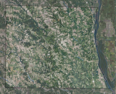 Lewis County MO USGS imagery and topo map