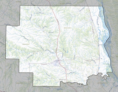 Lincoln County MO USGS topo map