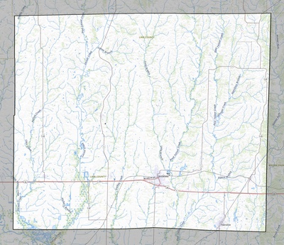Linn County MO USGS topo map