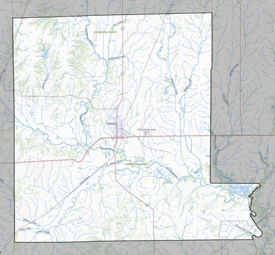 Livingston County MO USGS topo map