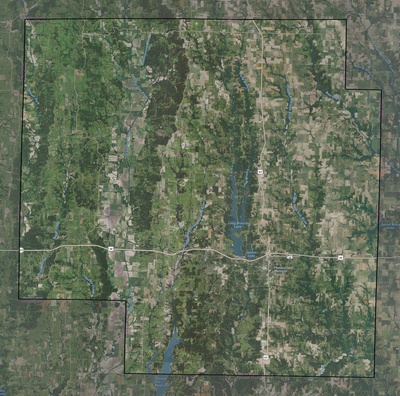 Macon County MO USGS imagery and topo map
