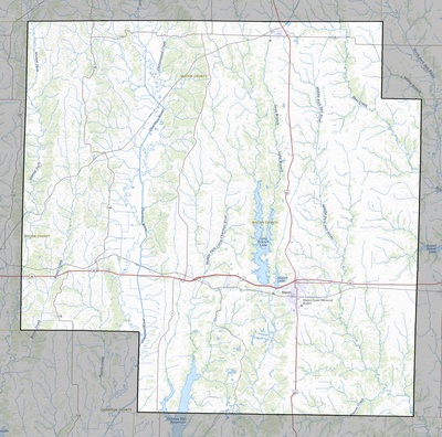 Macon County MO USGS topo map