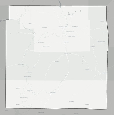 Madison County MO county basemap context