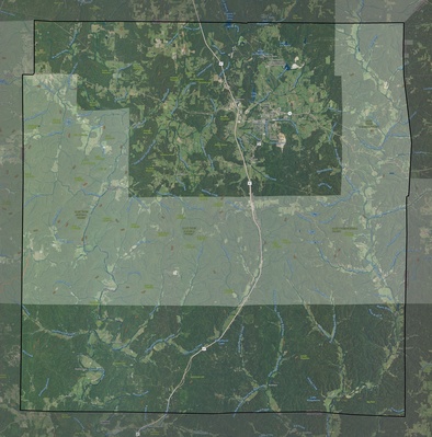 Madison County MO USGS imagery and topo map
