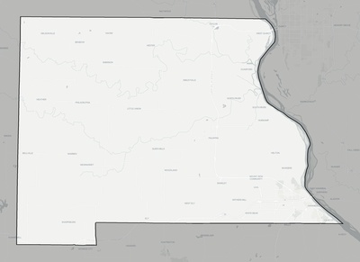 Marion County MO county basemap context