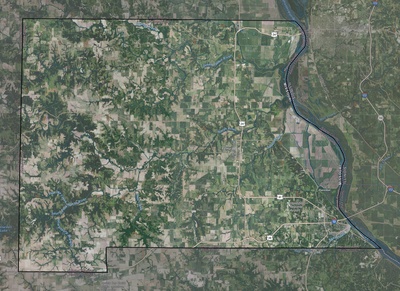 Marion County MO USGS imagery and topo map