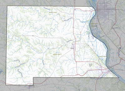 Marion County MO USGS topo map