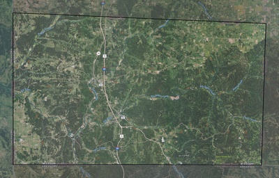 McDonald County MO USGS imagery and topo map