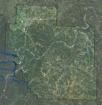 Miller County MO USGS imagery and topo map