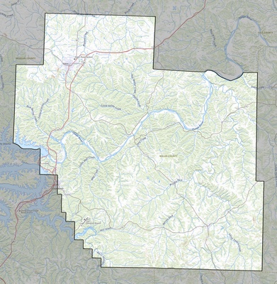 Miller County MO USGS topo map