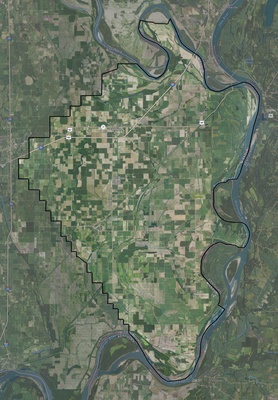 Mississippi County MO USGS imagery and topo map