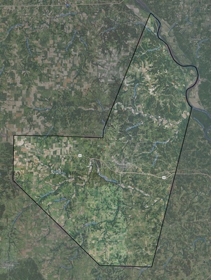 Moniteau County MO USGS imagery and topo map
