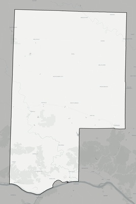 Montgomery County MO county basemap context