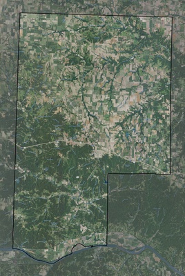 Montgomery County MO USGS imagery and topo map