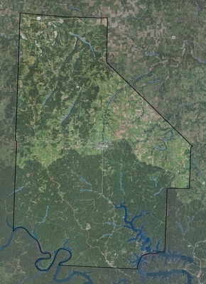 Morgan County MO USGS imagery and topo map