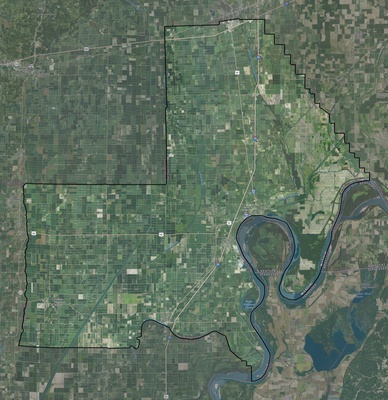 New Madrid County MO USGS imagery and topo map
