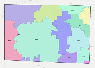 Newton County MO ZIP code boundaries map