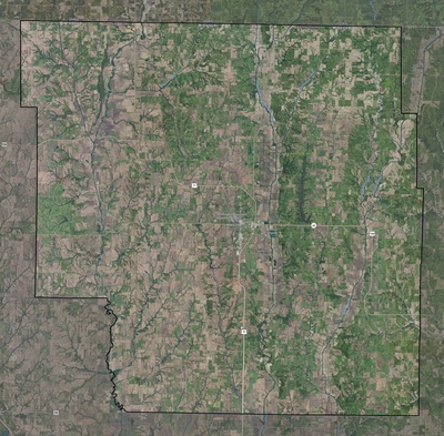 Nodaway County MO USGS imagery and topo map