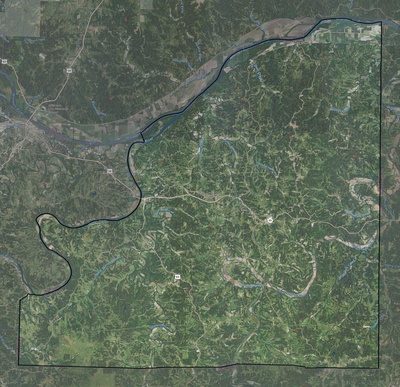 Osage County MO USGS imagery and topo map
