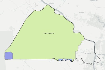 Perry County MO school district boundaries map