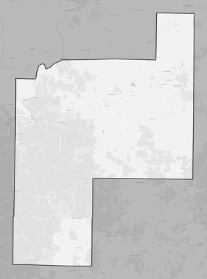 Phelps County MO county basemap context