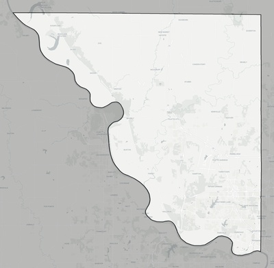 Platte County MO county basemap context