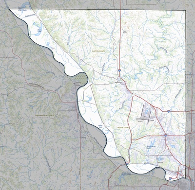Platte County MO USGS topo map