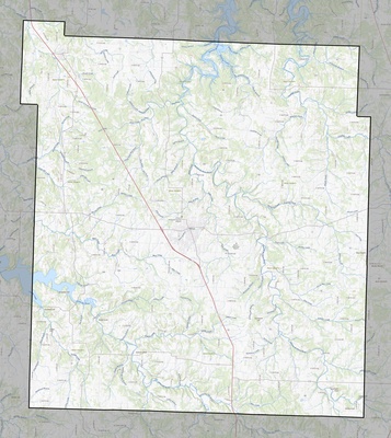 Polk County MO USGS topo map