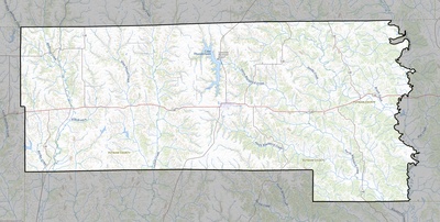 Putnam County MO USGS topo map