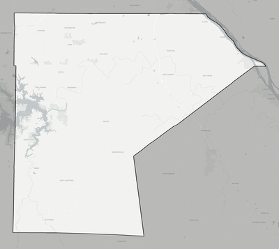 Ralls County MO county basemap context