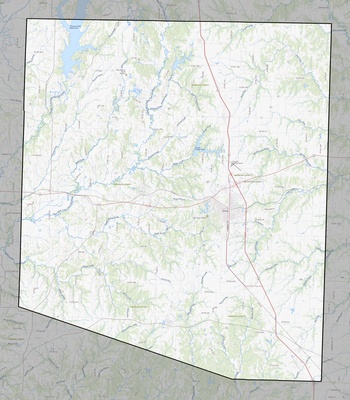 Randolph County MO USGS topo map