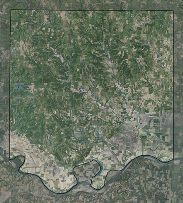 Ray County MO USGS imagery and topo map