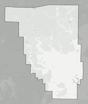 Reynolds County MO county basemap context