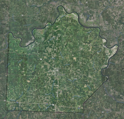 Saline County MO USGS imagery and topo map