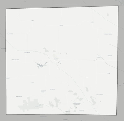 Scotland County MO county basemap context