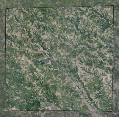 Scotland County MO USGS imagery and topo map