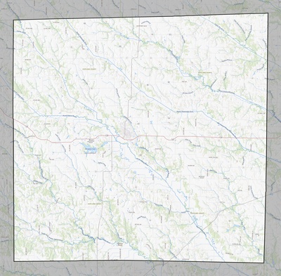Scotland County MO USGS topo map