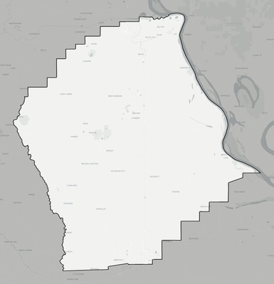 Scott County MO county basemap context