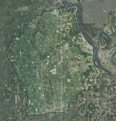 Scott County MO USGS imagery and topo map