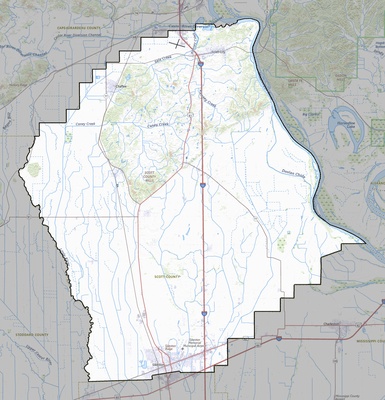 Scott County MO USGS topo map