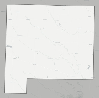 Shelby County MO county basemap context