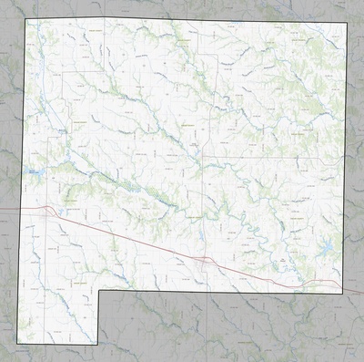 Shelby County MO USGS topo map