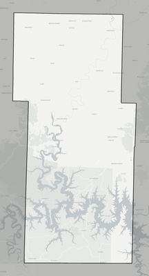 Stone County MO county basemap context