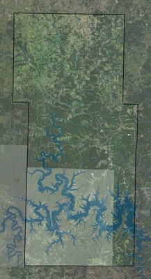 Stone County MO USGS imagery and topo map