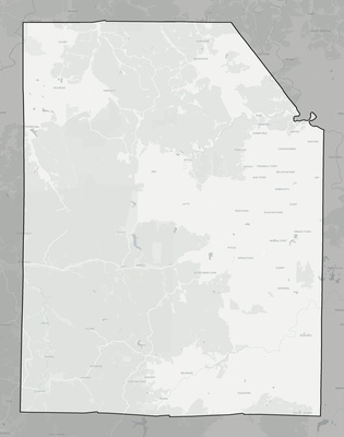 Washington County MO county basemap context