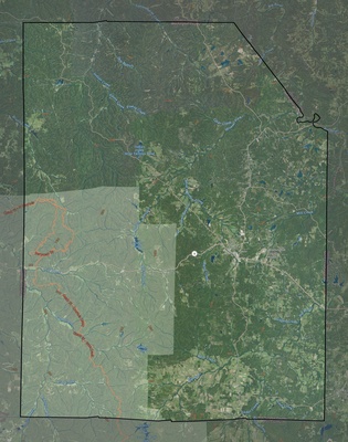 Washington County MO USGS imagery and topo map
