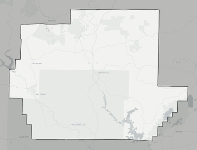 Wayne County MO county basemap context