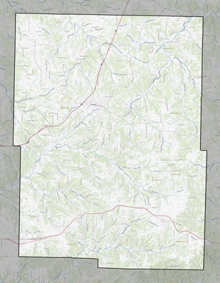 Webster County MO USGS topo map